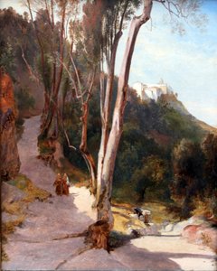 Camino al Castillo Gandolfo de Carl Blechen